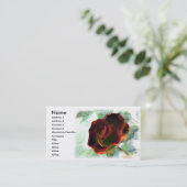 Schönheitsszene Visitenkarte (Stehend Vorderseite)