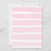 Schönheitstag Rosa Party-Einladung Einladung (Rückseite)