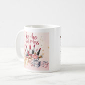 Schönheitsthema Weihnachten Kaffeetasse (Vorderseite Links)
