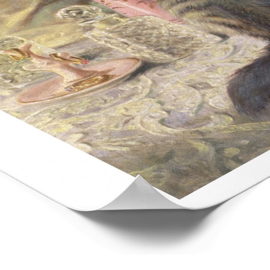 Schönheitstoilette Poster (Ecke)