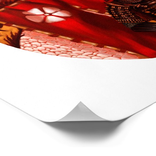 Schönheitsvogel Poster (Ecke)