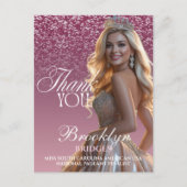 Schönheitswettbewerb Danke - Raspberry Sparkle Aus Postkarte (Vorderseite)