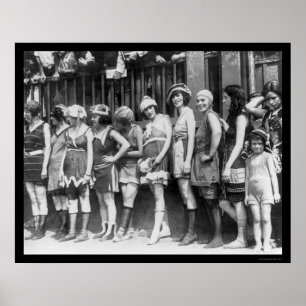 Schönheitswettbewerb im Washington, DC 1920 Poster