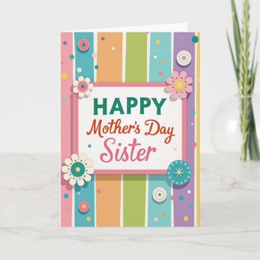 Schönste Muttertags-Designkarte Karte (Vorderseite)