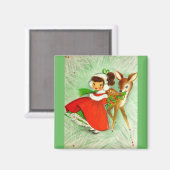 Schönste Weihnachtsweihe Magnet (Vorderseite/Rückseite)