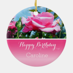 schönstes Geburtstagsgeschenk eines Freundes Keramikornament