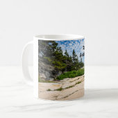 Schoodic Point in Acadia National Park in Maine Kaffeetasse (Vorderseite Links)