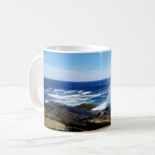 Schoodic Point Kaffeetasse (Vorderseite Links)