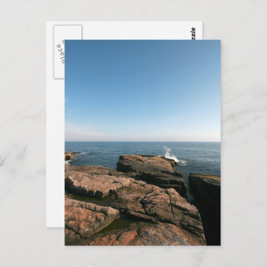 Schoodic Point Postkarte (Vorne/Hinten)