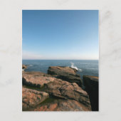 Schoodic Point Postkarte (Vorderseite)