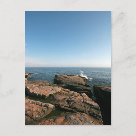 Schoodic Point Postkarte (Vorderseite)