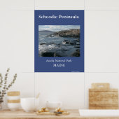 Schoodische Halbinsel Poster (Küche)