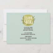 School Abschluss DANKE DANK Foto Card Ankündigung (Rückseite)