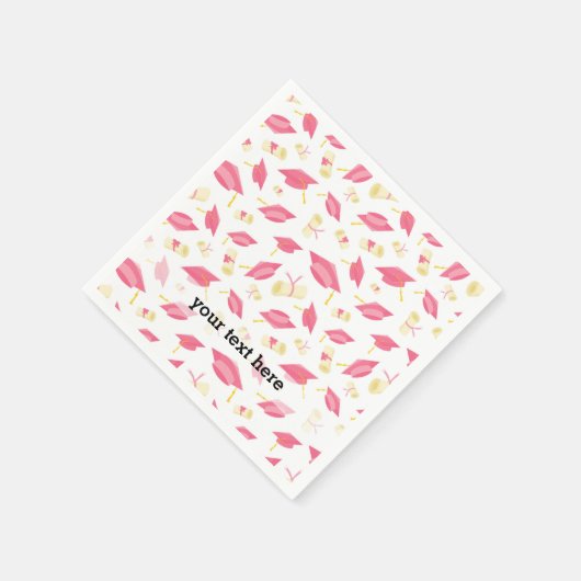 School Abschluss Herzlichen Glückwunsch Serviette (Ecke)