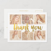 School Abschluss Vielen Dank Foto Frame Postcard Postkarte (Vorne/Hinten)