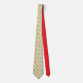 School Art Teacher Pattern Necktie Tie Krawatte (Vorderseite)