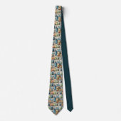 School Art Teacher Pattern Necktie Tie Krawatte (Vorderseite)