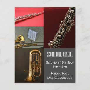 School Band Music Flyer