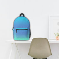 School Blue Ombre Individuelle Name