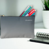 School Blue Ombre Individuelle Name Zubehörtasche