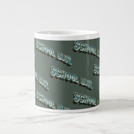 School Bluz-3D Jumbo-Tasse (Vorderseite)