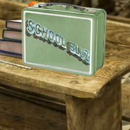 School Bluz-3D Metall Brotdose