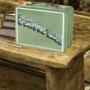School Bluz-3D Metall Brotdose