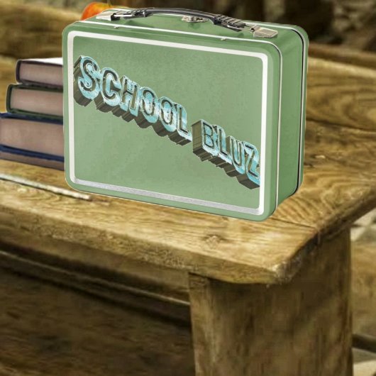 School Bluz-3D Metall Brotdose