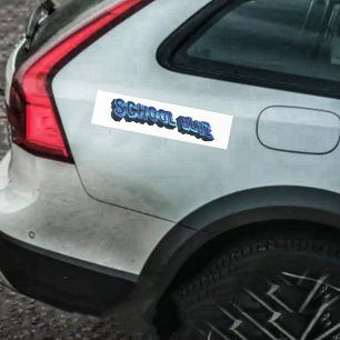 School Bluz-3DII Autoaufkleber
