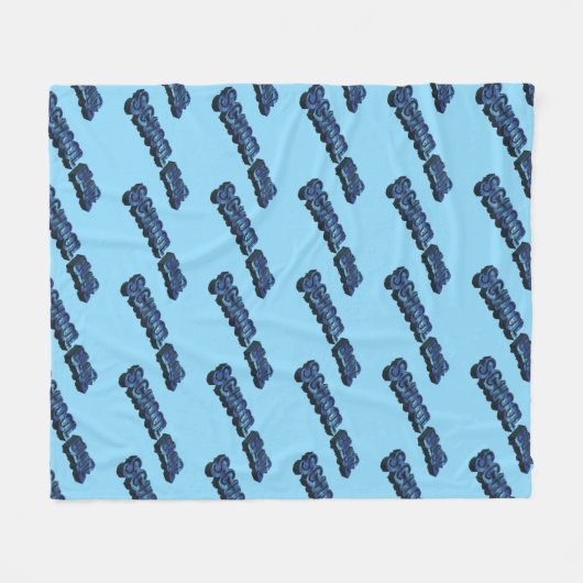 School Bluz-3DII Fleecedecke (Vorderseite (Horizontal))