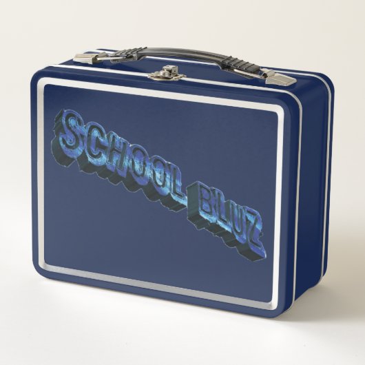 School Bluz-3DII Metal Lunchbox (Vorderseite)