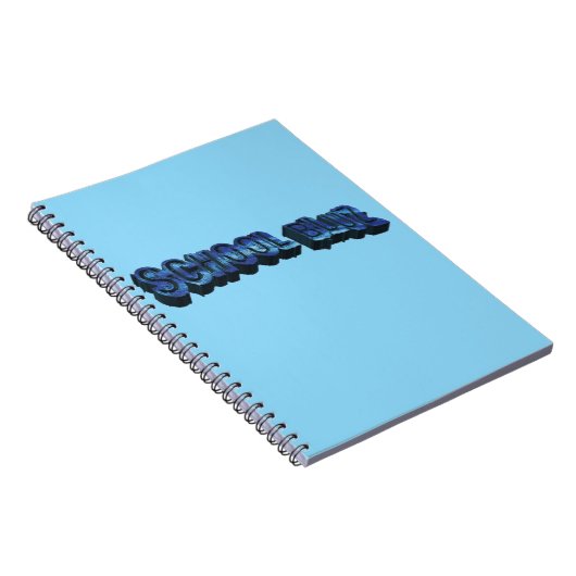 School Bluz-3DII Notizblock (Rechte Seite)