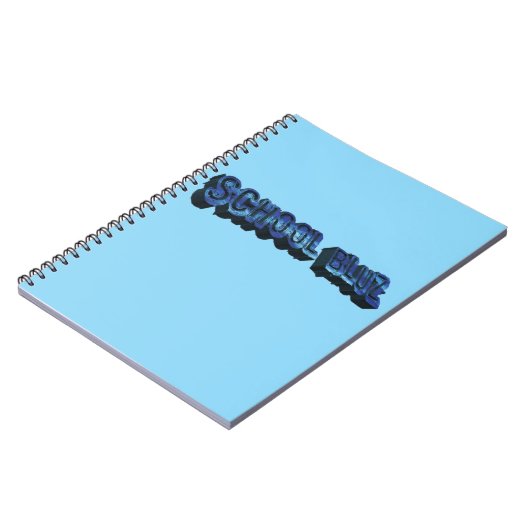 School Bluz-3DII Notizblock (Linke Seite)