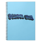 School Bluz-3DII Notizblock (Vorderseite)