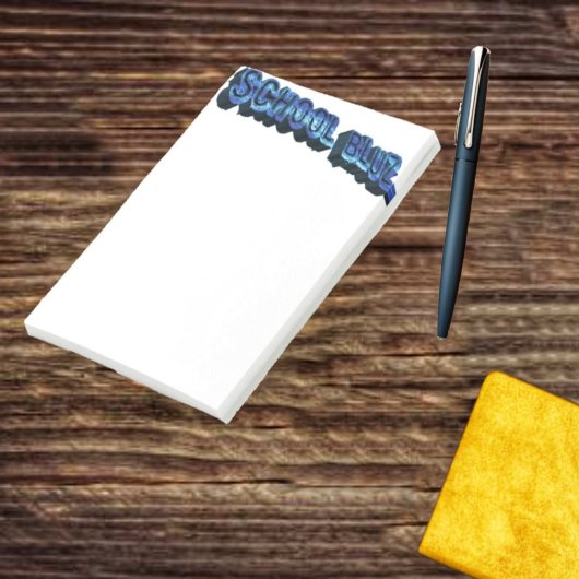 School Bluz-3DII Post-it Klebezettel