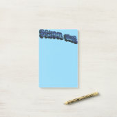 School Bluz-3DII Post-it Klebezettel (Auf Schreibtisch)