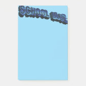 School Bluz-3DII Post-it Klebezettel (Vorderseite)