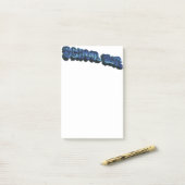 School Bluz-3DII Post-it Klebezettel (Auf Schreibtisch)