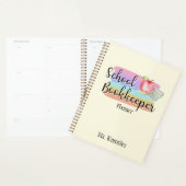 School Bookkeeper Colorful Planner Planer (Anzeige)