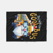 School Bus Driver Christmas Dont Miss The Cool Bus Fleecedecke (Vorderseite (Horizontal))