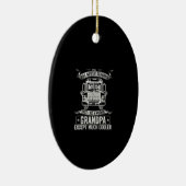 School Bus Driver Grandpa Like A Keramik Ornament (Rechts)