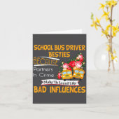 School Bus Driver Ies Karte (Gelbe Blume)
