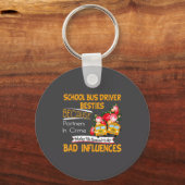 School Bus Driver Ies Schlüsselanhänger (Vorderseite)