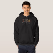 School Bus Driver Leopard Apprefication For Women Hoodie (Vorne ganz)