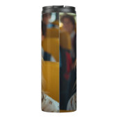 School Bus Driver Photo Customize Thermosbecher (Rückseite)