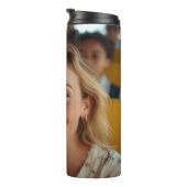 School Bus Driver Photo Customize Thermosbecher (Nach rechts gedreht)