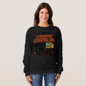 School Bus Driver Retired Men Women Sweatshirt (Vorne ganz)
