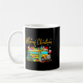 School Bus Driver Santa Hat Merry Christmas Tree M Kaffeetasse (Links)