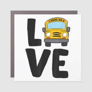 School Bus Driver Schoolbus Busdriver Auto Magnet