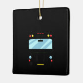 School Bus Driver Simple Halloween Anzug Kids Keramikornament (Links)